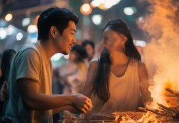 包贝尔包文婧上周五烧烤偶遇，神秘瞬间曝光！