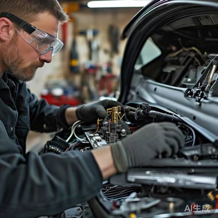 检查空调电路,小心操作