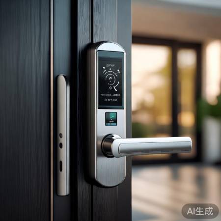 “指纹锁守护家门防线”