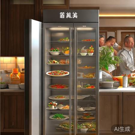 “审判之眼冰箱，多样美食，满足