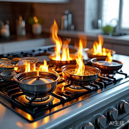 海尔燃气灶火力全开