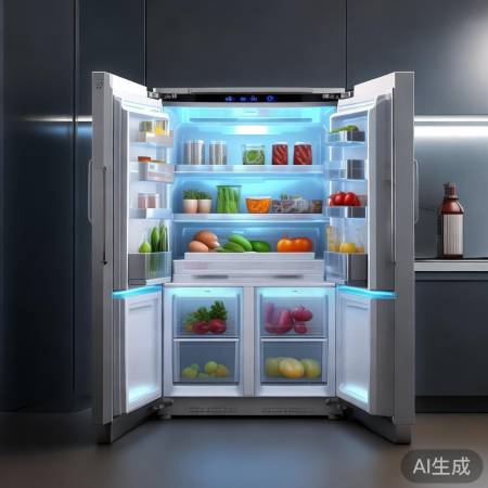 多空间独立控温,智能除菌冰箱