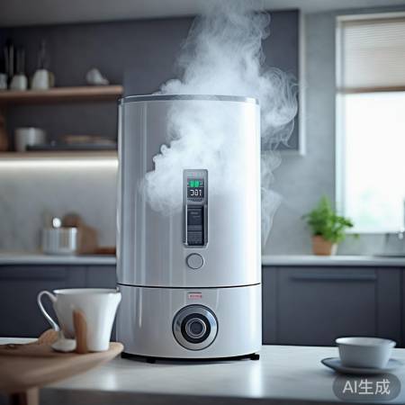 “等待水加热几分钟”