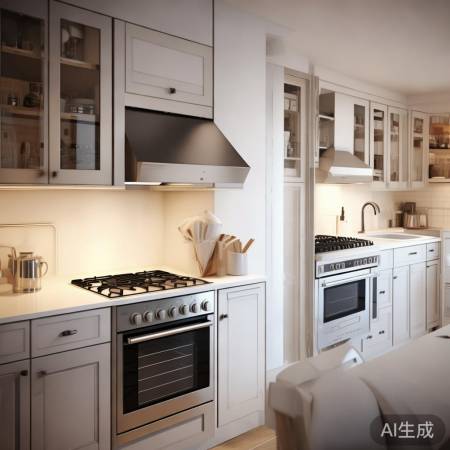 集成灶小巧，油烟灶庞大