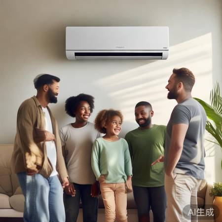 “美的空调,绿色生活启动器”