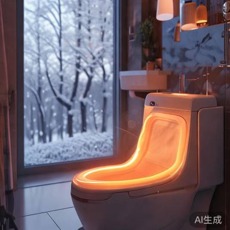 智能马桶，冬日暖圈