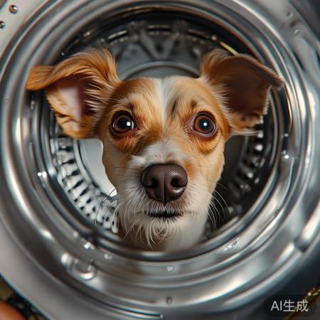 “洗衣机洗动物危险！”