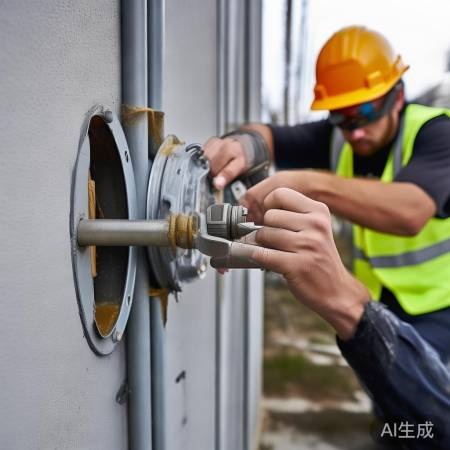 膨胀螺丝固定管道卡