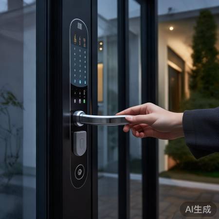 “高科技防盗门，安全感十足”