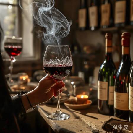 自然风红酒香浓层次丰富