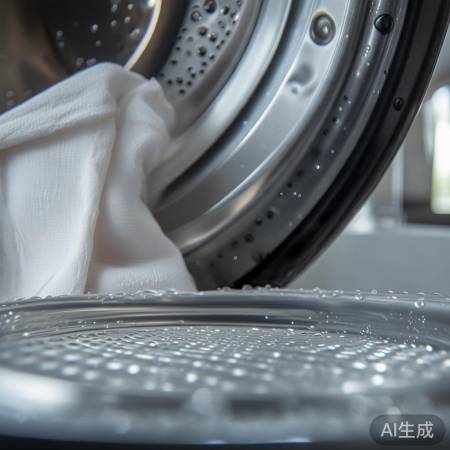 洗衣机底水珠，清洁延长寿命