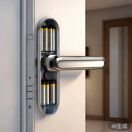 “小米智能锁电池安装简便”