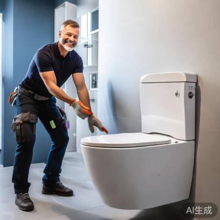 安装壁挂式马桶不难