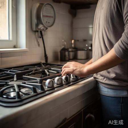 检查燃气灶气源