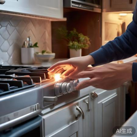 燃气灶开关检查，确保点火顺畅