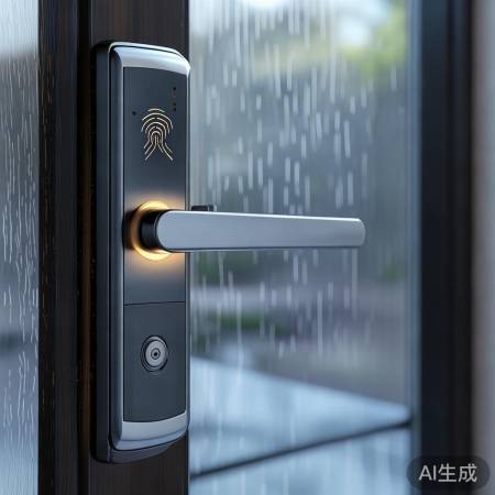 飞利浦指纹锁,雨水也能轻松解锁