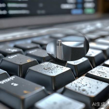 检查按键触点，清洁或打磨