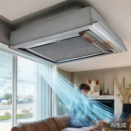 智能空调格栅罩,自动调节风速