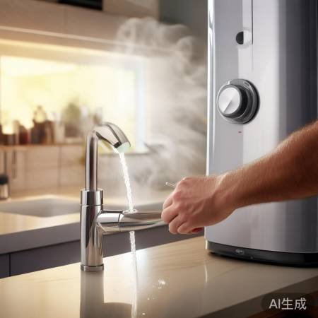 调整水温，避免竖杠灯亮