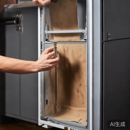 “冰箱后背隔音棉吸收噪音”