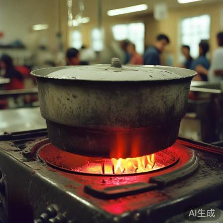 老式煤气灶：食堂常青树