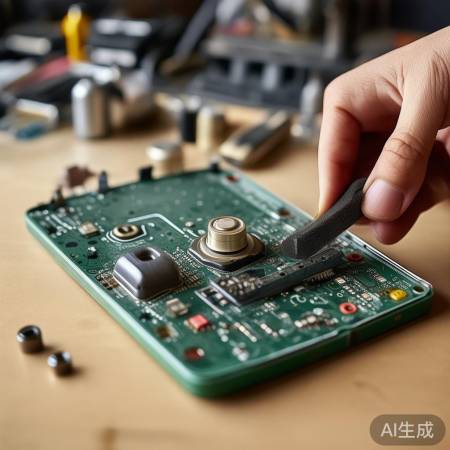 修按钮：打磨或更换