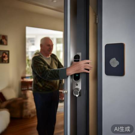 指纹锁，安全便捷