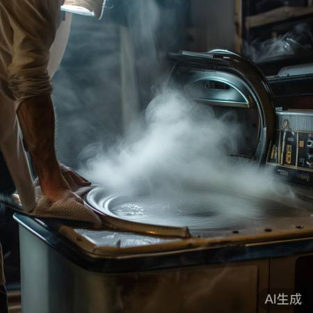 洗衣机热胀冷缩开盖法