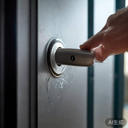 清洁指纹锁步骤一