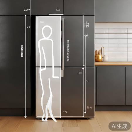 美的冰箱508，肩宽尺寸冰箱