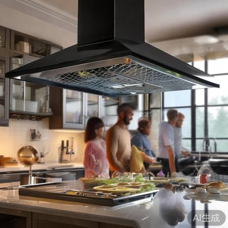 “选油烟机,品质服务双重要”