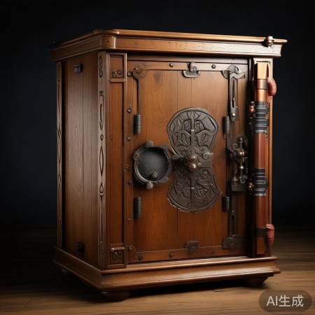 古董保险柜：坚木铜铁护身符