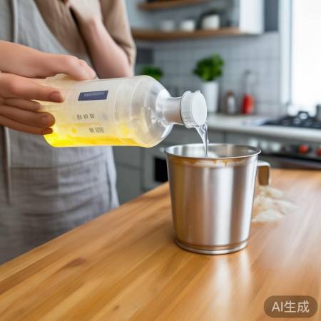 “油杯专用清洗剂，去油渍便捷”