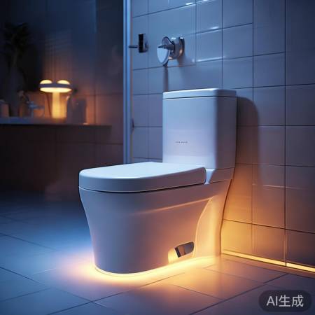 智能马桶夜灯，温暖生活