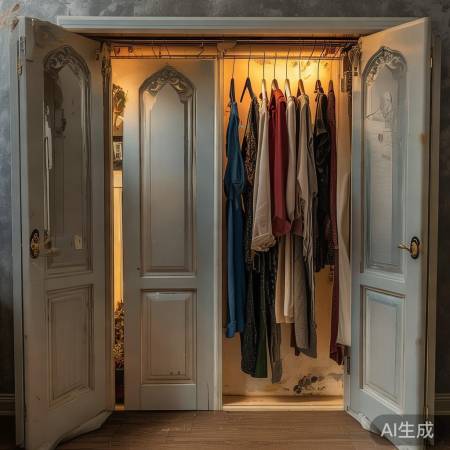 防盗门变时尚衣橱