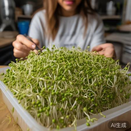 “及时处理坏绿豆芽”