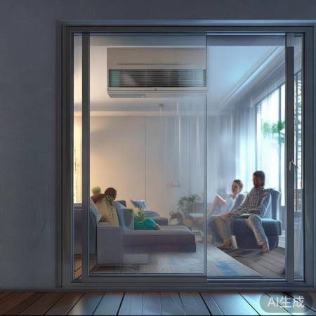 “空调外机凉风，室内清凉夏日”