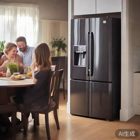 餐厅放冰箱，美观实用