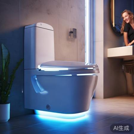 智能马桶自动冲洗，享受SPA般
