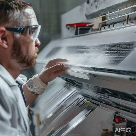 “安装滤芯涂滑石粉，检查风道防