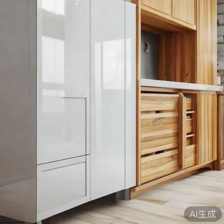 厨房灵魂：简约和谐橱柜