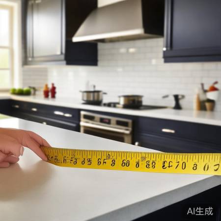 厨房空间测量中
