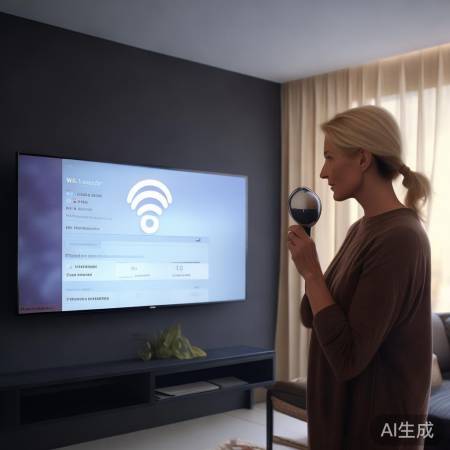 智能电视，语音连WiFi