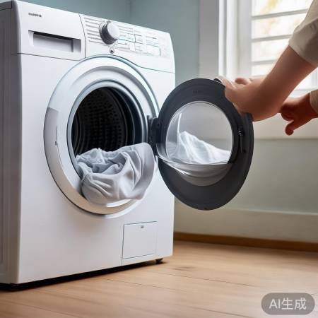 “洗衣机放置平稳，避免损坏”