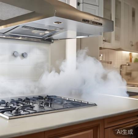 油烟机无止逆阀，油烟倒灌异味重