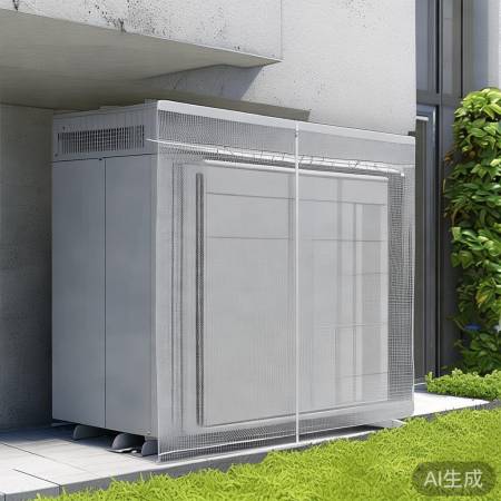 安装防晒网，护空调散热