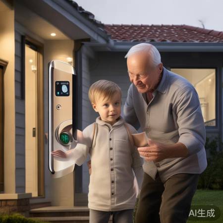 指纹锁：老人小孩适用