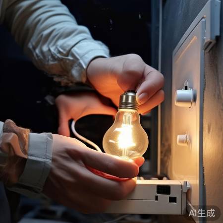 换灯泡前先断电，安全第一