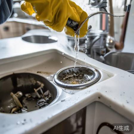 检查洗衣机排水管通畅