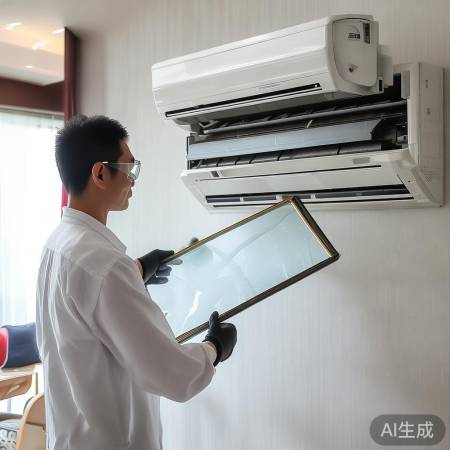 海尔空调，质量佳，拆装玻璃难题